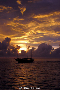 Sunset in the Similan Islands by Stuart Ganz 